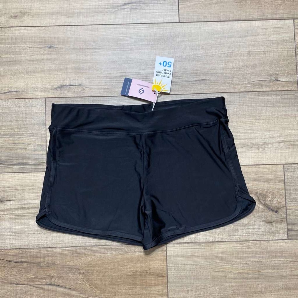 Hodo Sports Womens Athletic Pull‎ On Shorts Size XL Black